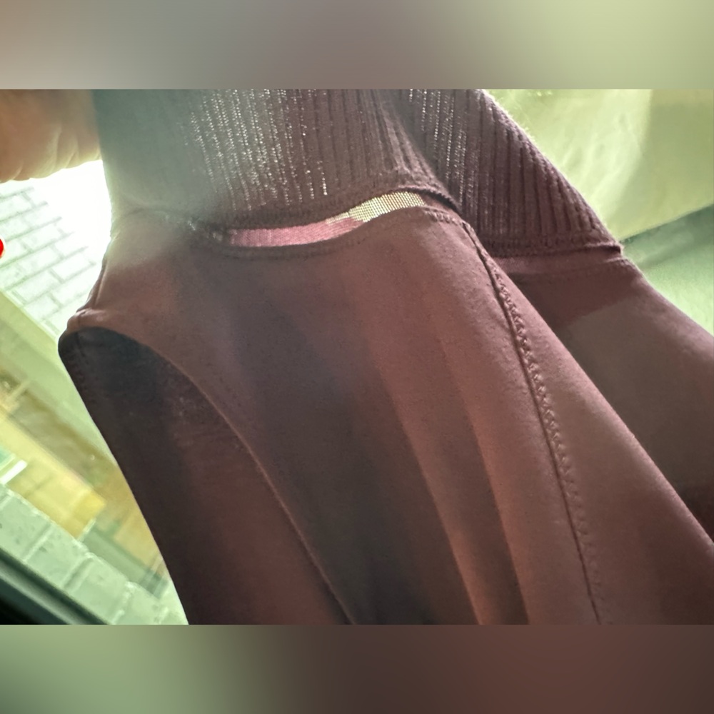 Athleta Initiative Dress, like new, modern, size XS, dark plum color - Picture 14 of 16